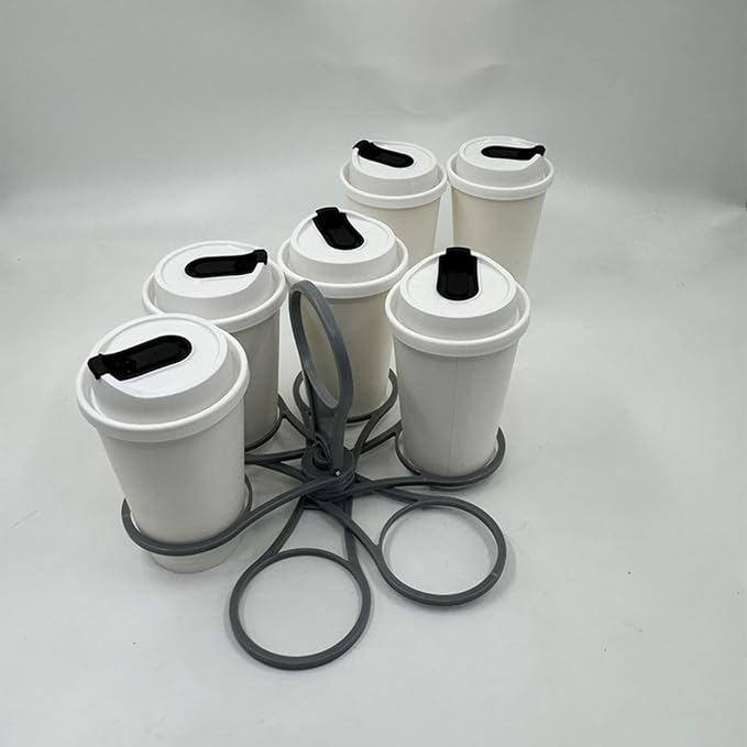 Fold Away Cup Carrier, Hand Carry Cup Lifter, Cup - Image 5