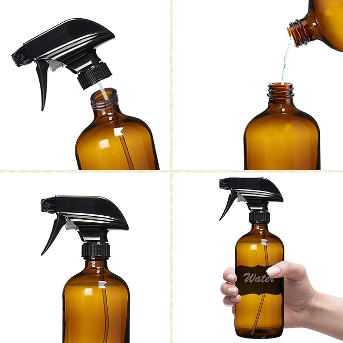 Homeries Amber Glass Spray Bottles - Image 6