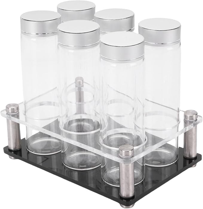 plplaaoo Coffee Bean Storage Tubes Elegant Transparent High Borosilicate Glass - Image 3