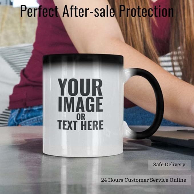 TANGLONG Color Changing Coffee Mugs 11oz Sublimation Mugs Magic Mug Heat - Image 6