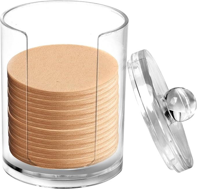 Espresso Paper Filter Holder Storage Container Coffee Filter Holder Portable by Unknown