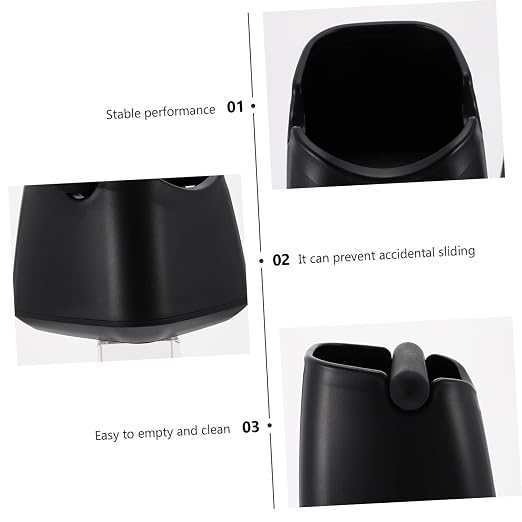 1pc Espresso Knock Ground Box Plastic Disposal Container Easy to Clean Capacity - Image 7
