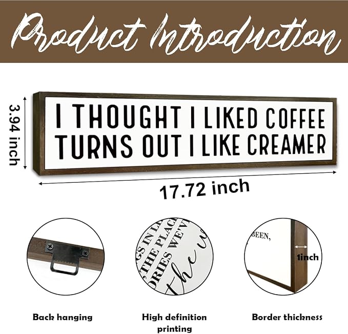 Funny Coffees Decor, Rustic Coffee Station Decors, Coffees Home Decoration - Image 2