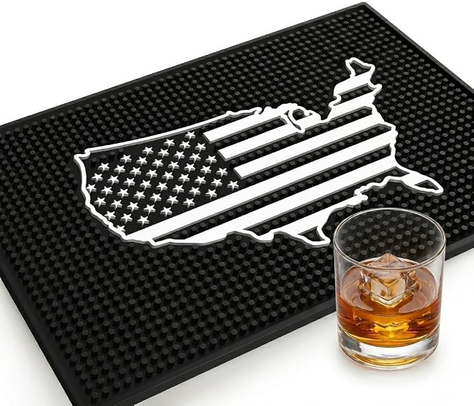 American Flag Bar Mat by KnotStyle