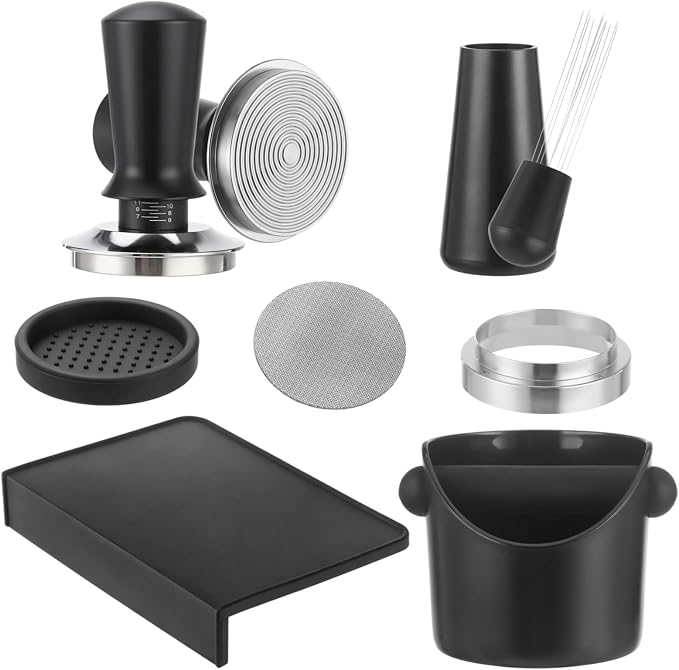 6 PCS Espresso Accessories Kit, 58mm Espresso Tool Kit | Coffee Tamper Set - Image 6