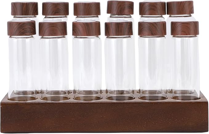 Naroote Single Dose Coffee Bean Storage Tubes, Dosing Glass Vials, Bean by Naroote
