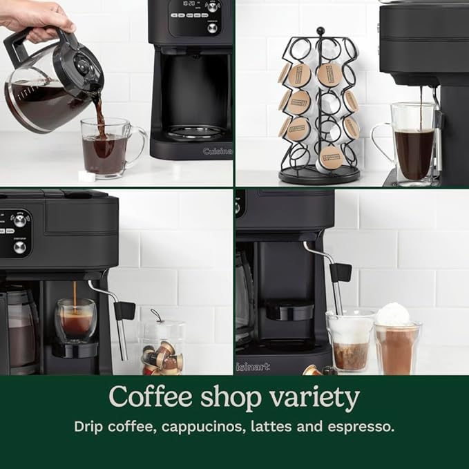 Cuisinart Coffee Center Barista Bar 4-in-1 Coffee Maker, Single-Serve Pods - Image 4