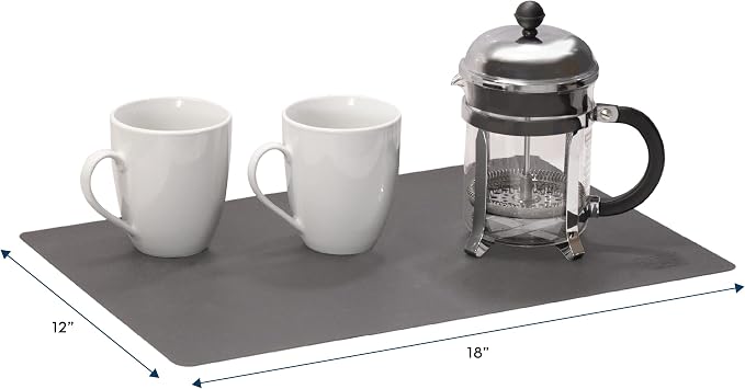 S&T INC. Coffee Mat, Silicone Bar Mat - Image 6