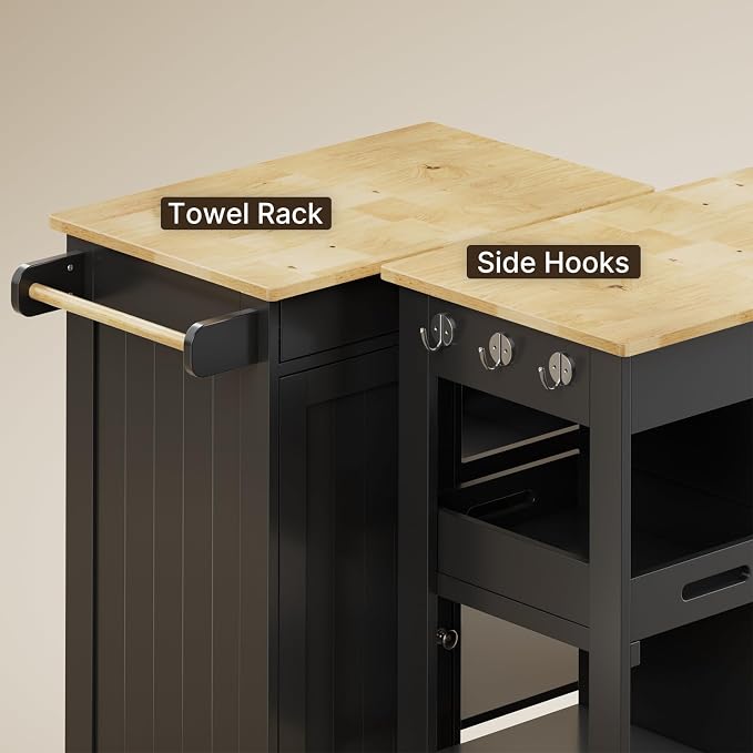 Gizoon Kitchen Island Cart - Image 5