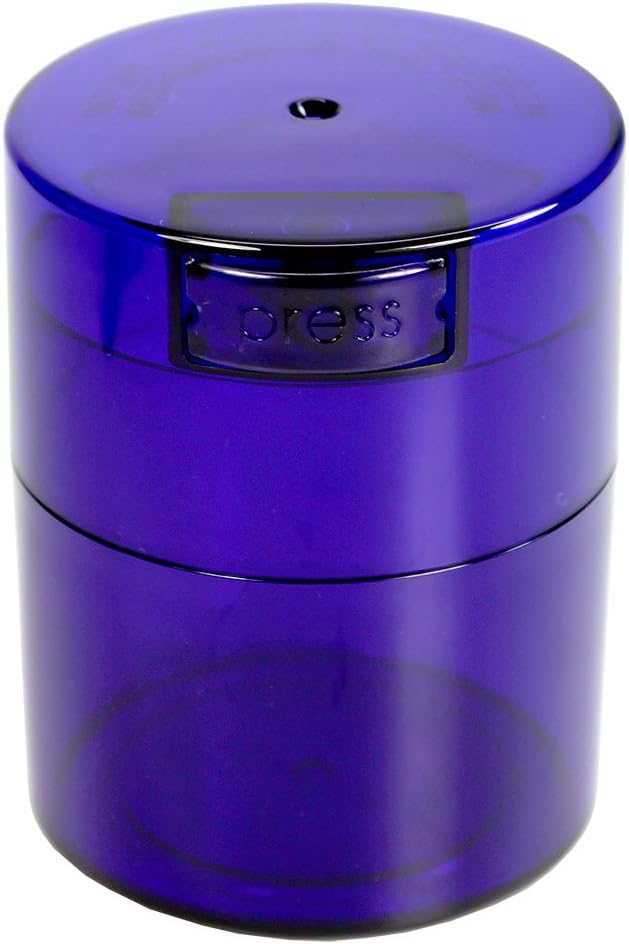Tightvac - Premium Airtight Herb Storage Container - Holds ½ oz to 3 ounces - by Tightpac+America+Inc.