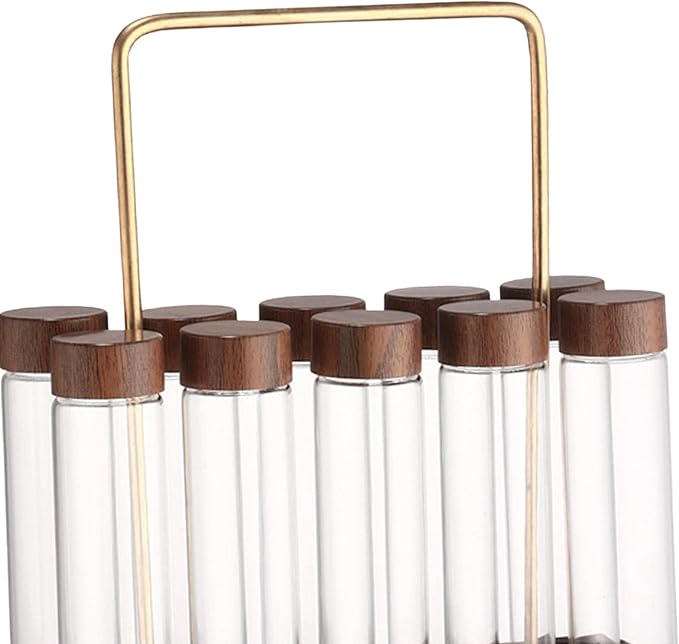10x Single Dose Coffee Bean Storage Tubes Coffee Bean Cellar - Image 2