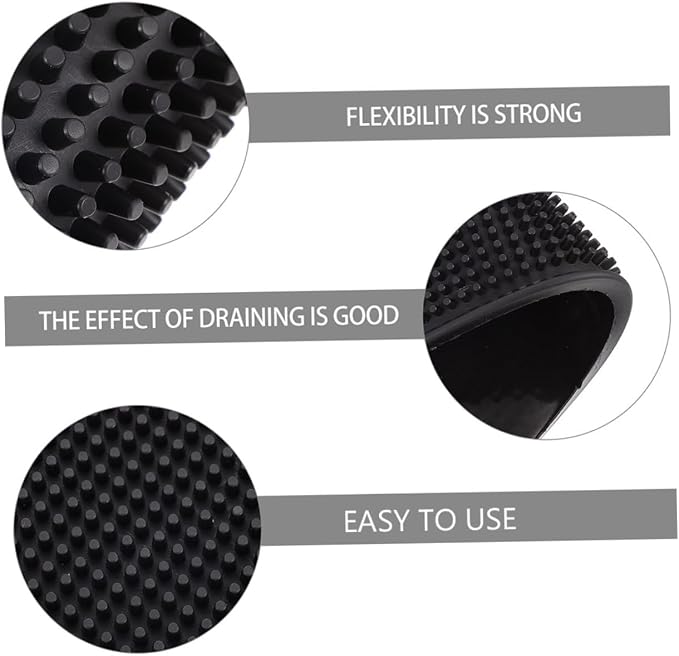 OUNONA 2pcs Non- Bar Mat for Coffee Stations and Kitchen Counters Flexible Pvc - Image 8