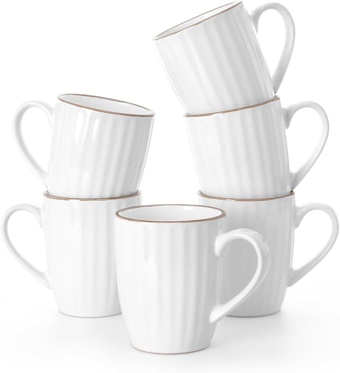 famiware Coffee Mugs Sets for 6, 12 oz Mug Set, Coffee Cups by Famiware