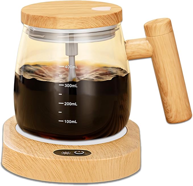Self Stirring Mug, 400ML Self Stirring Coffee Mug Electric Mixing Mug High by FOXNSK
