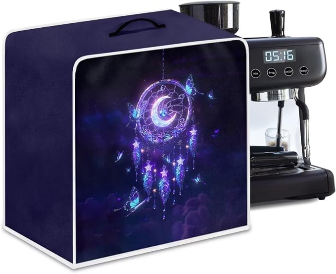 Coffee Machine Dust Cover Dreamy Starry Sky Print Waterproof Universal Barista by Unknown