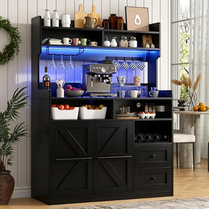 VVFLU Hutch Storage Buffet Cabinet by VVFLU