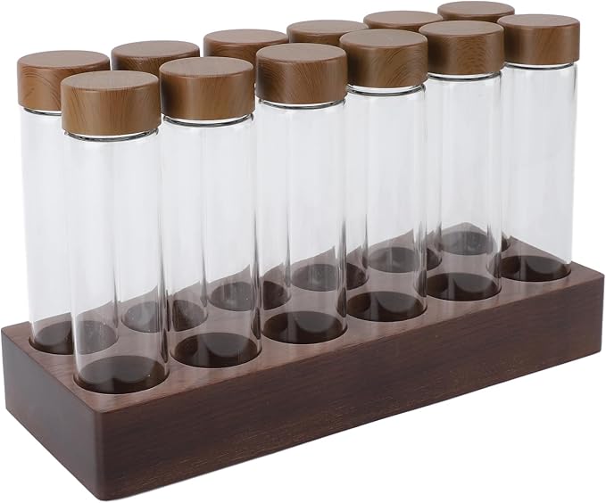 CHICIRIS Coffee Bean Storage Tubes, 12 Pack Single Dose Coffee Bean Cellars by CHICIRS