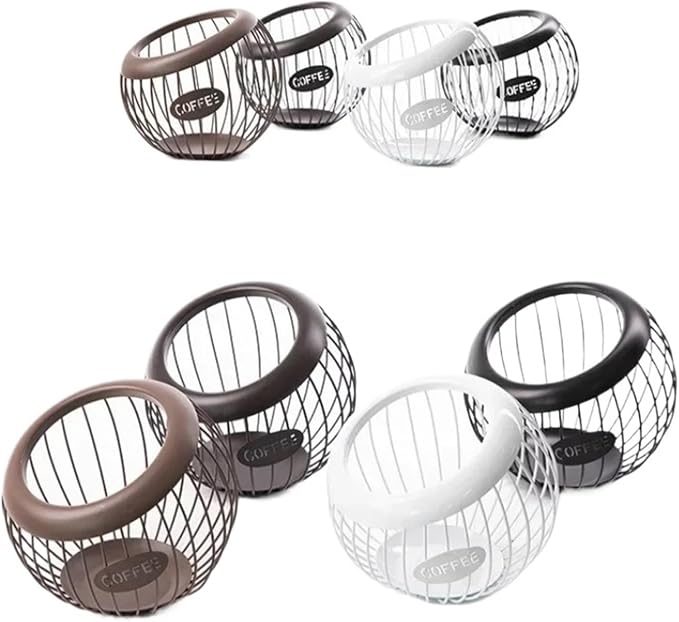 Iron Coffee Capsule Holder Fruit Snack Storage Rack Multifunctional Hollow - Image 6