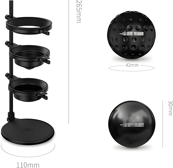 Coffee Dripper Stand with 2 Pcs Espresso Cooling Ball, Height Adjustable Metal - Image 9