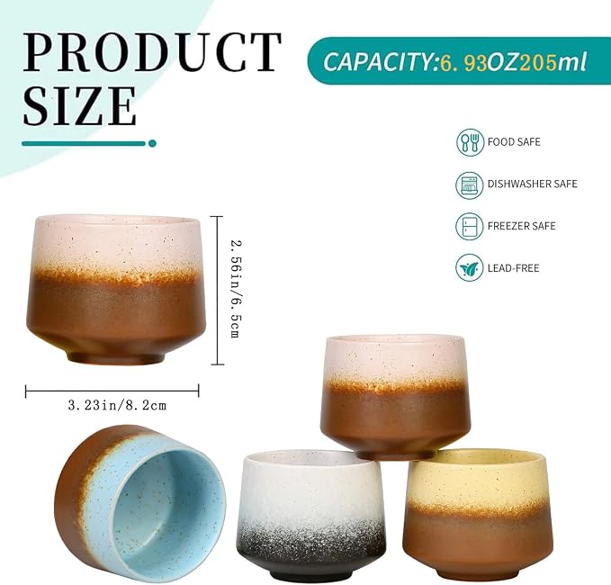 ceramic espresso cups expresso cups expresso cups set of 4 cute espresso cups - Image 2