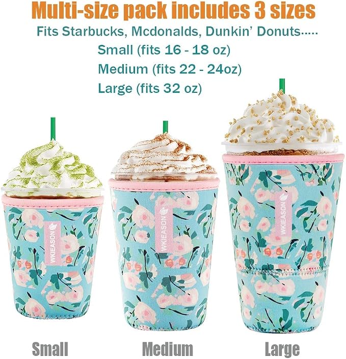 Reusable Iced Coffee Insulator Sleeve - Image 2