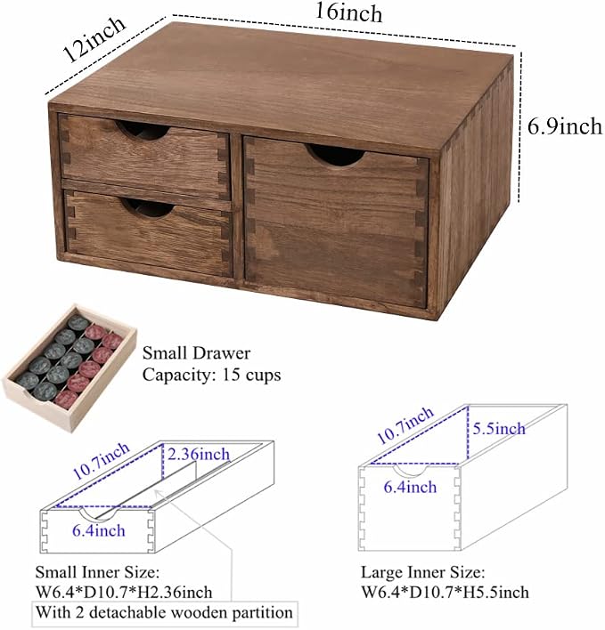 DDYURI Coffee Pods Storage Drawer Holder - Image 2