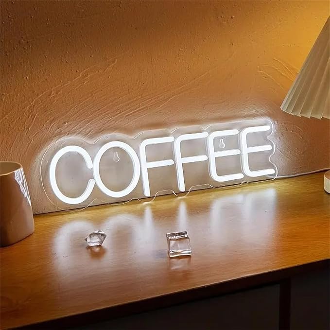 Coffee Neon Sign for Wall Décor Dimmable Coffee Bar LED Neon Light for Cafes - Image 8