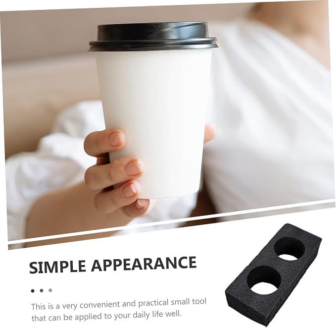 Luxshiny Foam Holder for Cups 2 Pack Milk Tea Cup Holder Drink Packing Carrier - Image 3