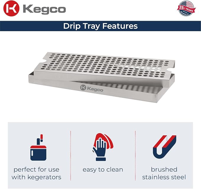 Kegco Dp-125-D Surface Mount Drip Tray - Image 3