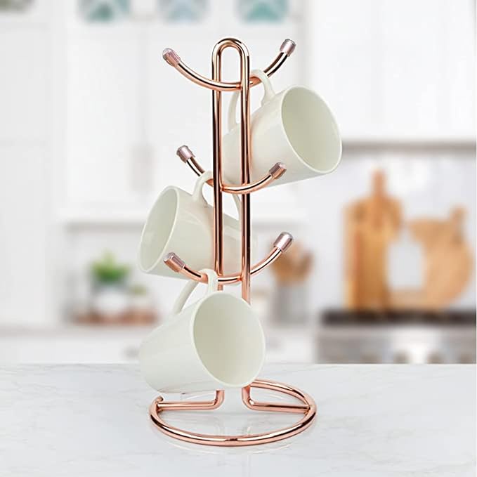 FitWell Mugs Holder, Mug Tree, Coffee Mug Hanger, Mug Tree, Mug Organizer - Image 7