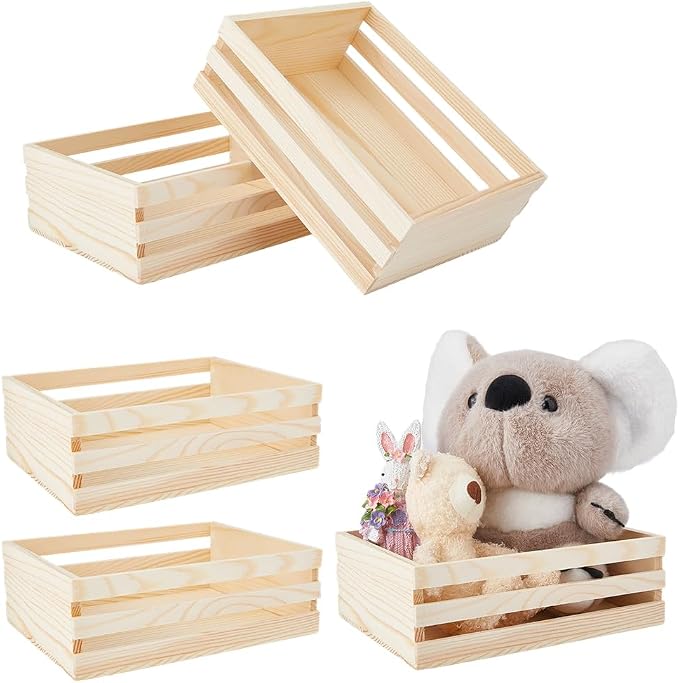 SUPERFINDINGS 5Pcs Wooden Crates by SUPERFINDINGS