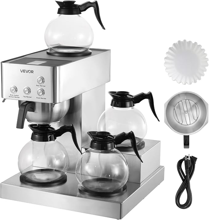 VEVOR Commercial Drip Coffee Maker, 12 Cups Coffee-Maker Machine by VEVOR