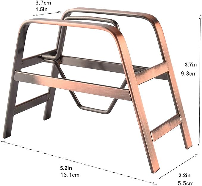 CAFEMASY Retro Copper Coffee Filter Paper Holder Rack Stand - Image 3