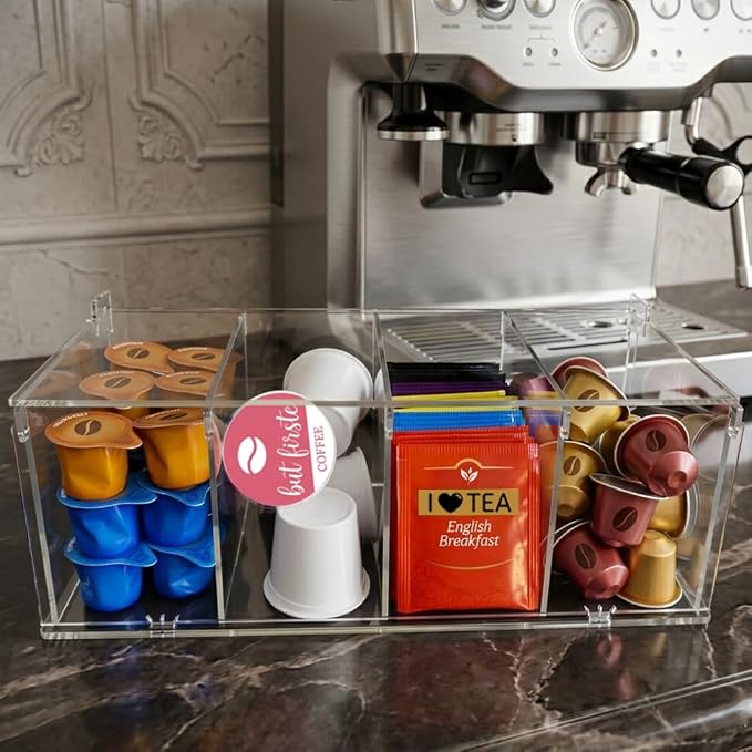 RR RAXMIN Coffee Capsule Holder Acrylic Box K Cup Holder Coffee Pod Storage - Image 3