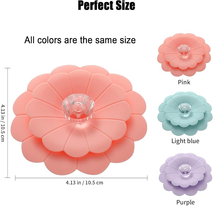 Sunflower Silicone Cup Covers, flexible mug covers, Heat resistant cup lids - Image 2