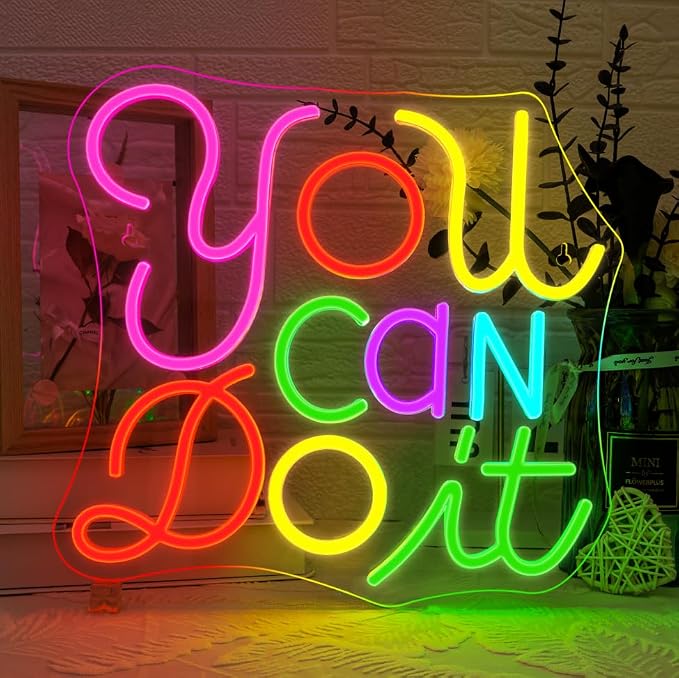 You Can Do It Neon Sign Dimmable LED Neon Signs by DREAMFORT