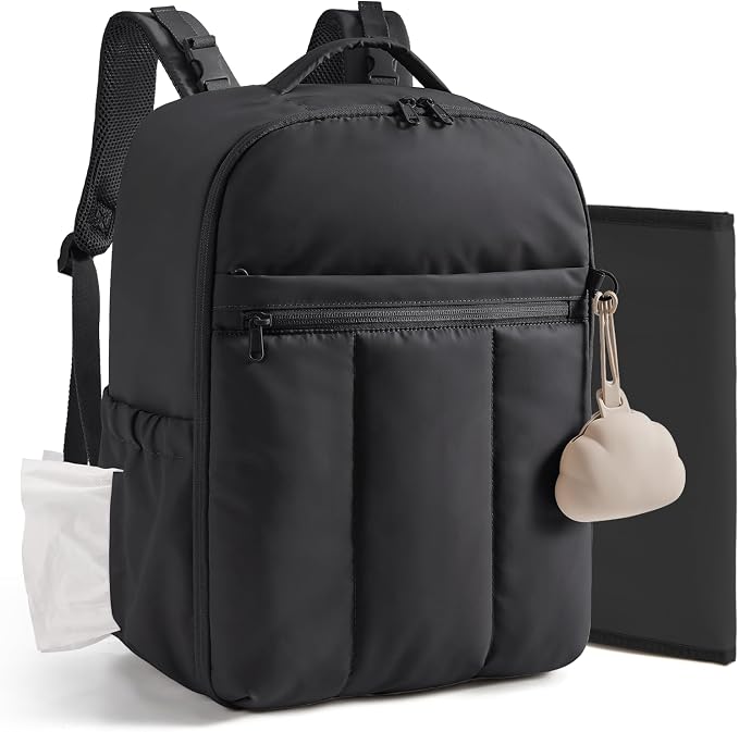 BAGSMART Baby Diaper Bag Backpack, Lightweight Puffy Diaper Bag by BAGSMART