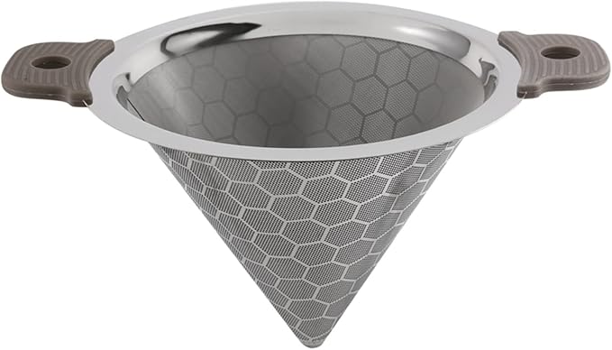 Kitchen Funnel Stainless Steel Double-Layer Tea Strainer, Coffee Dripper by Unknown