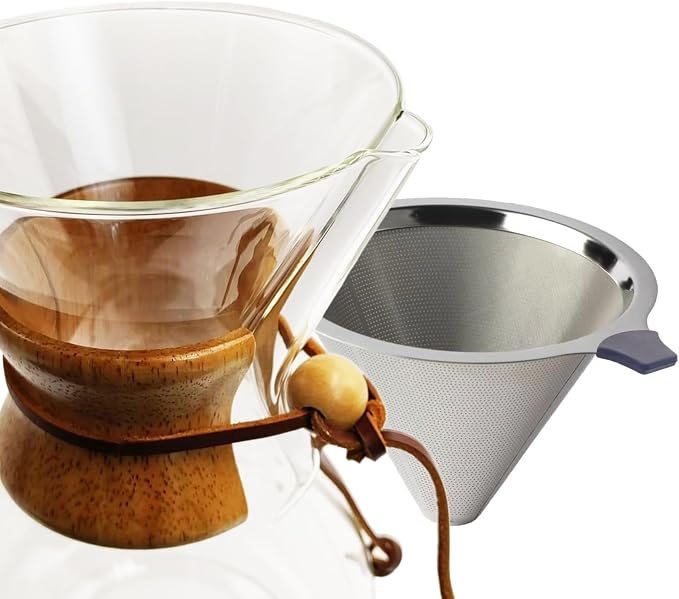 subjectthree Glass Coffee Dripper 6 Cup Pour Over Coffee Maker Set - Image 2