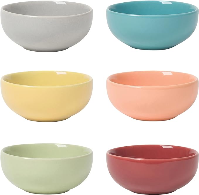 Now Designs Canyon Ceramic Pinch Bowl Set, Soy Sauce Dish, 2 oz by NowDesigns