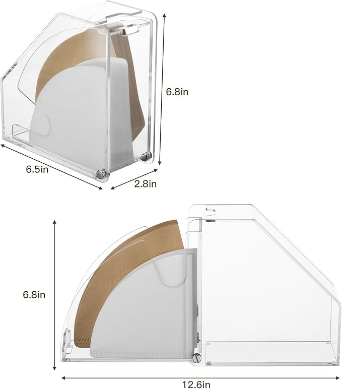Coffee Filter Holder With Lid - Image 2