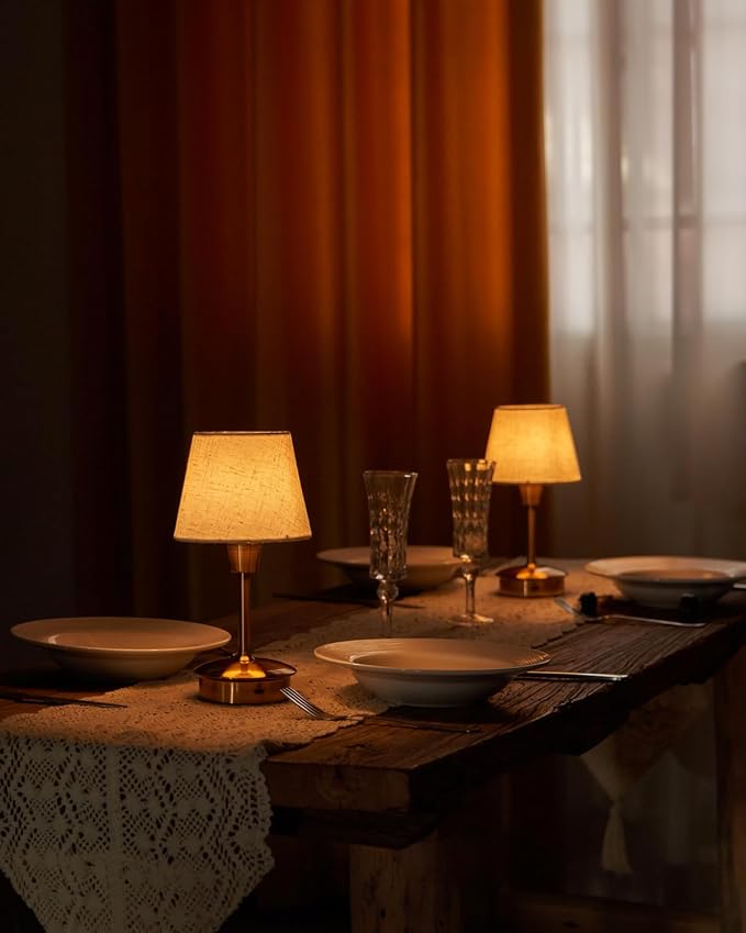 2 Pack Small Cordless Table Lamp - Image 8