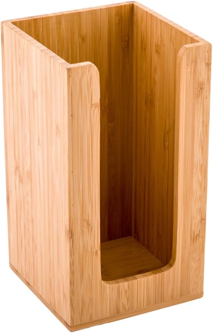 Restaurantware-4.5 x 8 Inch Coffee Cup Dispenser, Bamboo Cocktail Napkin Holder - Image 2
