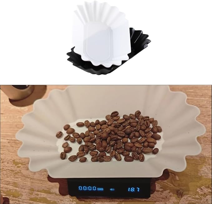 2 Pack Coffee Scale Weight Boats Coffee Bean Weighing Tray Roast Whole Beans - Image 6