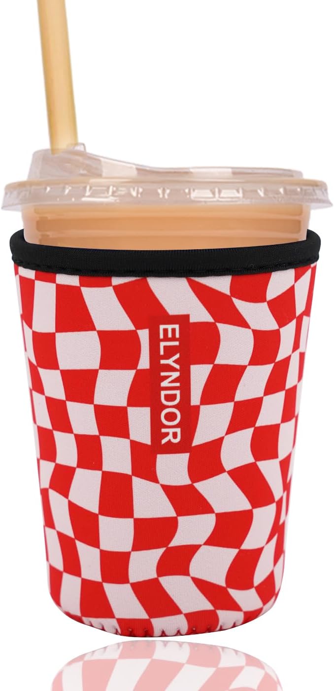Reusable Insulated Sleeve for Iced Coffee Cup, Coffee Neoprene Sleeve for Cold by Unknown