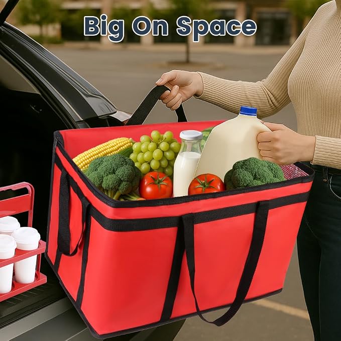 Cooler Insulated Food Delivery Bag & Drink Carrier - Image 8