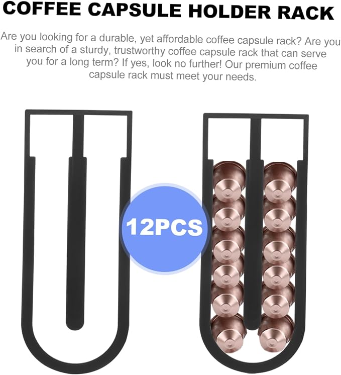 MAGICLULU Coffee Capsule Rack Holder 12-Piece Coffee Storage Organizer - Image 6