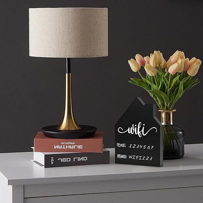 Cute WiFi Password Sign, Wooden WiFi Sign, Tabletop WiFi Board - Image 6