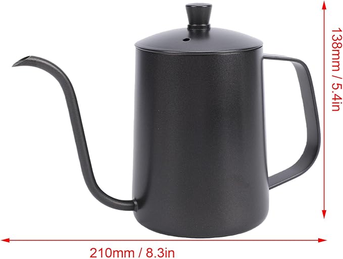 Pour Over Coffee Kettle – 304 Stainless Steel Gooseneck Kettle - Image 7