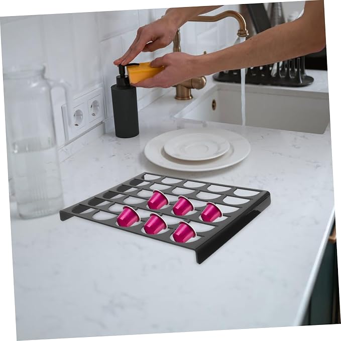Gadpiparty Acrylic Coffee Capsule Holder Rack Slots Organizer - Image 6